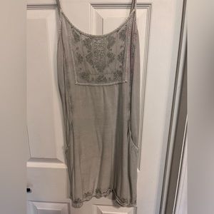 Earthbound teal dress with pockets